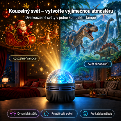 Oficiální obchod | 🎁🎄🦖 SCNDR® 360° chytrý holografický projektor hvězdné oblohy (HD chytrý dynamický 5D)