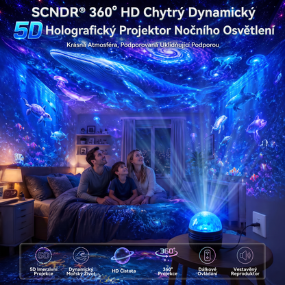 Oficiální obchod | 🦖🌌 SCNDR® 360° chytrý holografický projektor hvězdné oblohy (HD chytrý dynamický 5D)