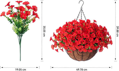 💐💐 Zimní limitovaná edice 2025 ✨ Umělé macešky (petúnie) s UV simulací
