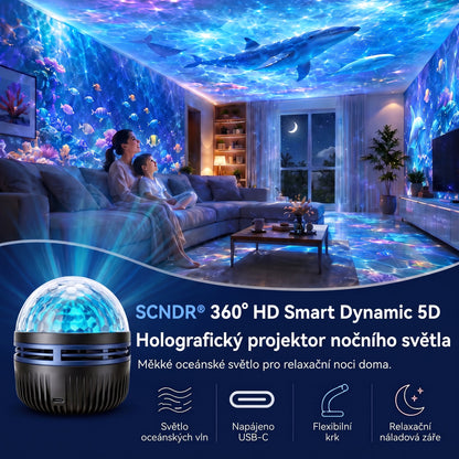 Oficiální obchod | 🦖🌌 SCNDR® 360° chytrý holografický projektor hvězdné oblohy (HD chytrý dynamický 5D)