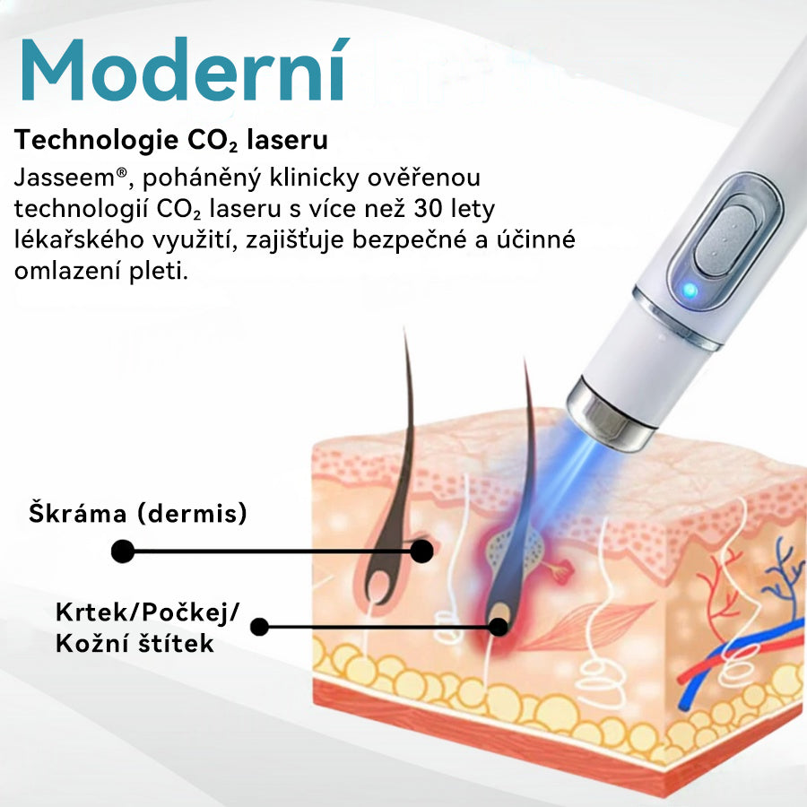 𝐉𝐚𝐬𝐬𝐞𝐞𝐦® Laserové pero lékařské kvality 💕 (Poháněno technologií CO₂ laseru – účinně odstraňuje znaménka, bradavice, kožní výrůstky, pigmentové skvrny a další nedokonalosti pleti) 🔥